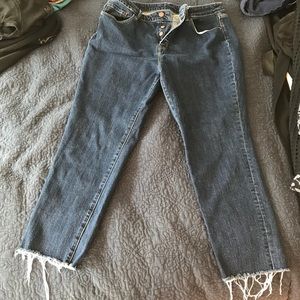 Treasure & Bond high waisted ankle jeans